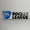 Portada Rocket league logo relieve Letrero logo completo Rocket League para decoración de pared gamer