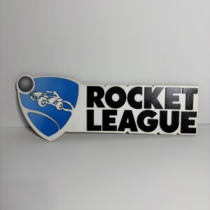 Letrero logo completo Rocket League para decoración de pared gamer