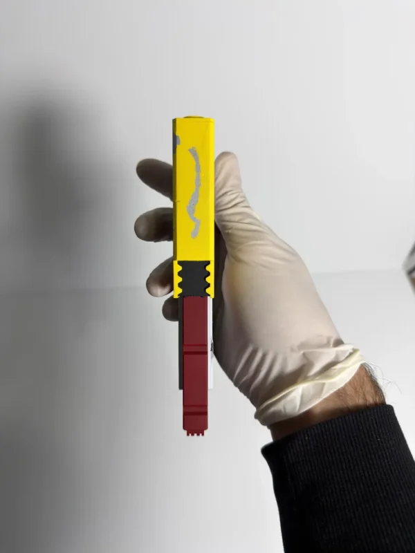 skippy 2 Vista superior de réplica de resina Skippy resaltando el carril superior rojo