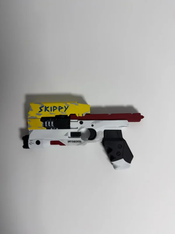 skippy arm cyberpunk Réplica de la pistola Skippy de Cyberpunk 2077 pintada a mano con logo de Arasaka